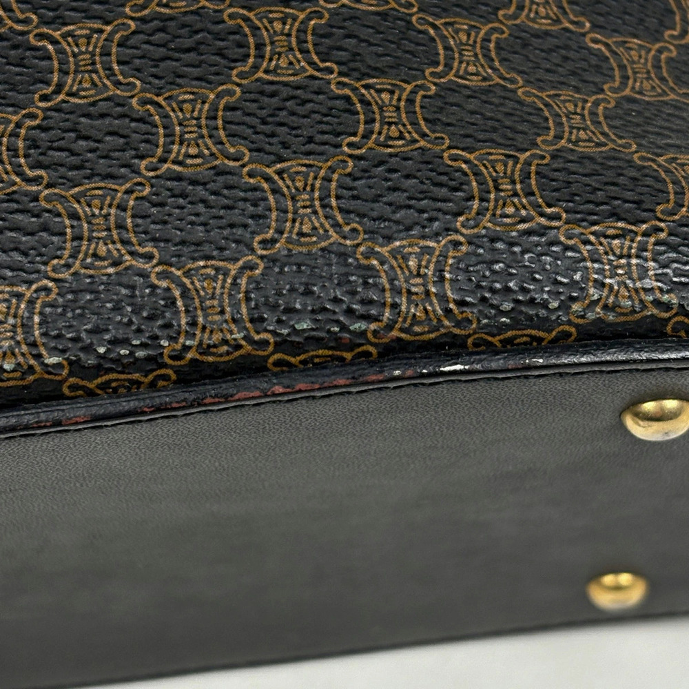 Celine Macadam handbag logo canvas black brown - Picture 3 of 7
